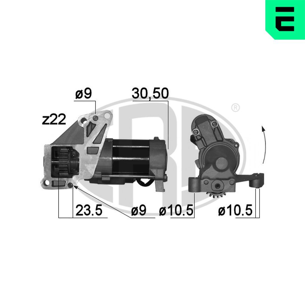Стартер ERA 220788A - zapix