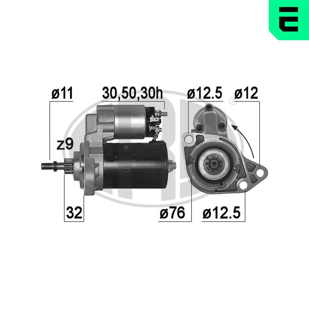 Стартер ERA 220097A - zapix