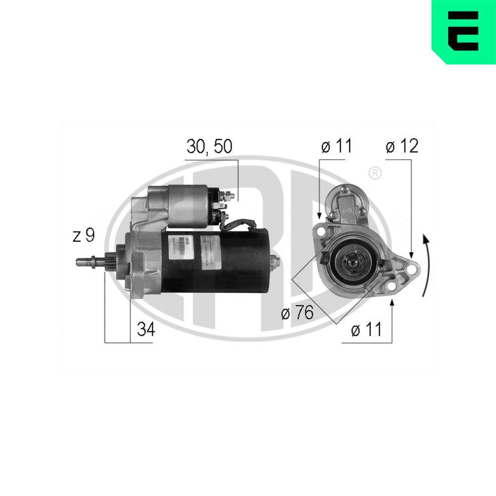 Стартер ERA 220189A - zapix