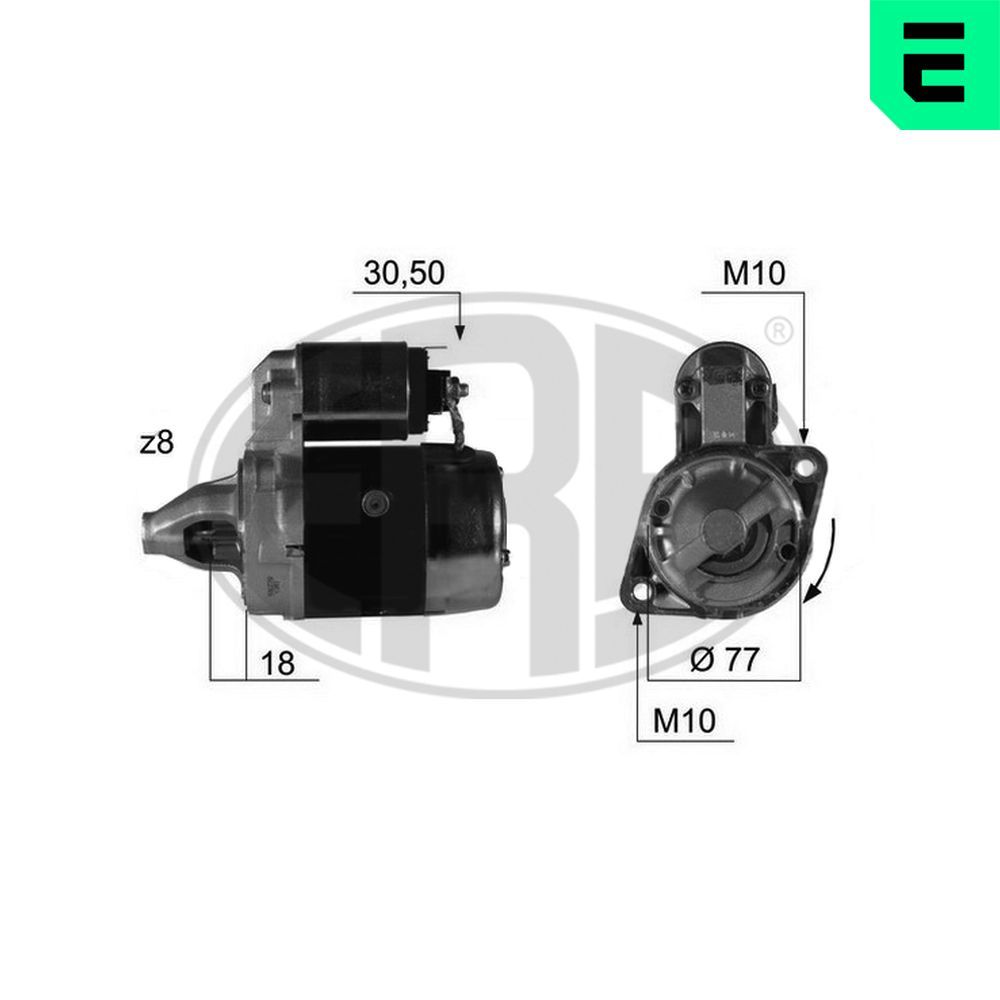 Стартер ERA 220382A - zapix
