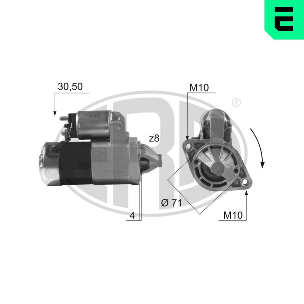 Стартер ERA 220481A - zapix