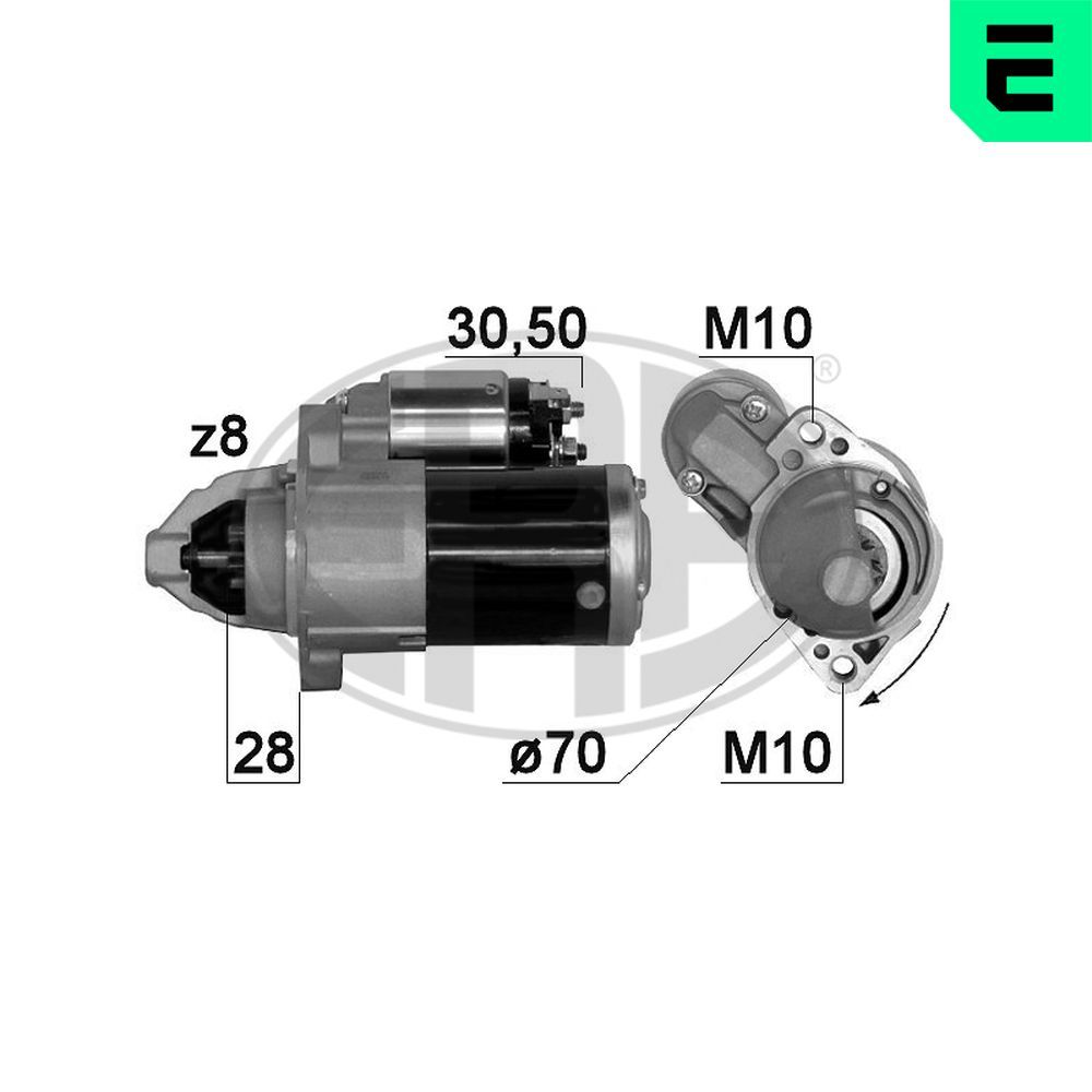 Стартер ERA 220884A - zapix