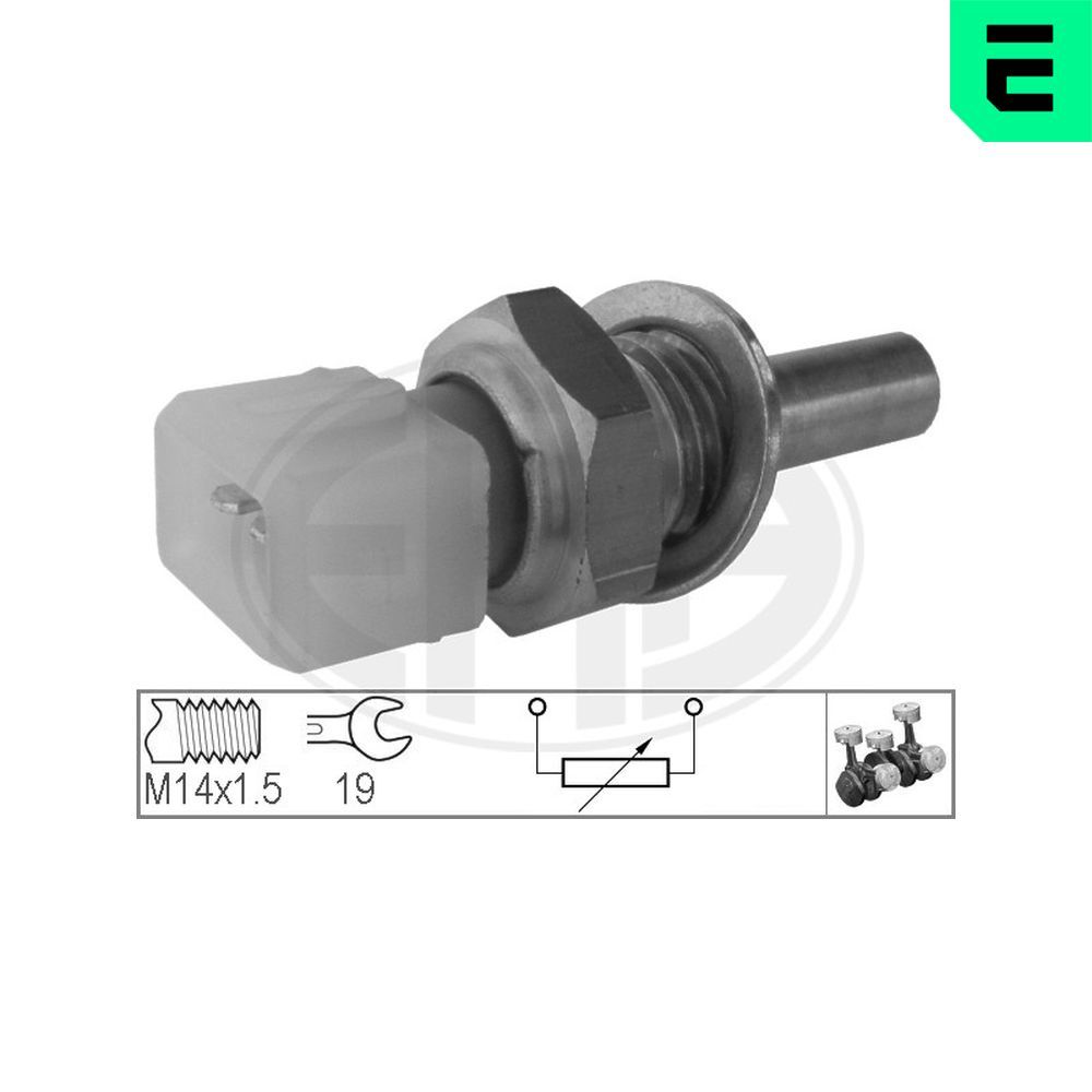 Датчик температури охолоджуючої рідини ERA 330115 - zapix
