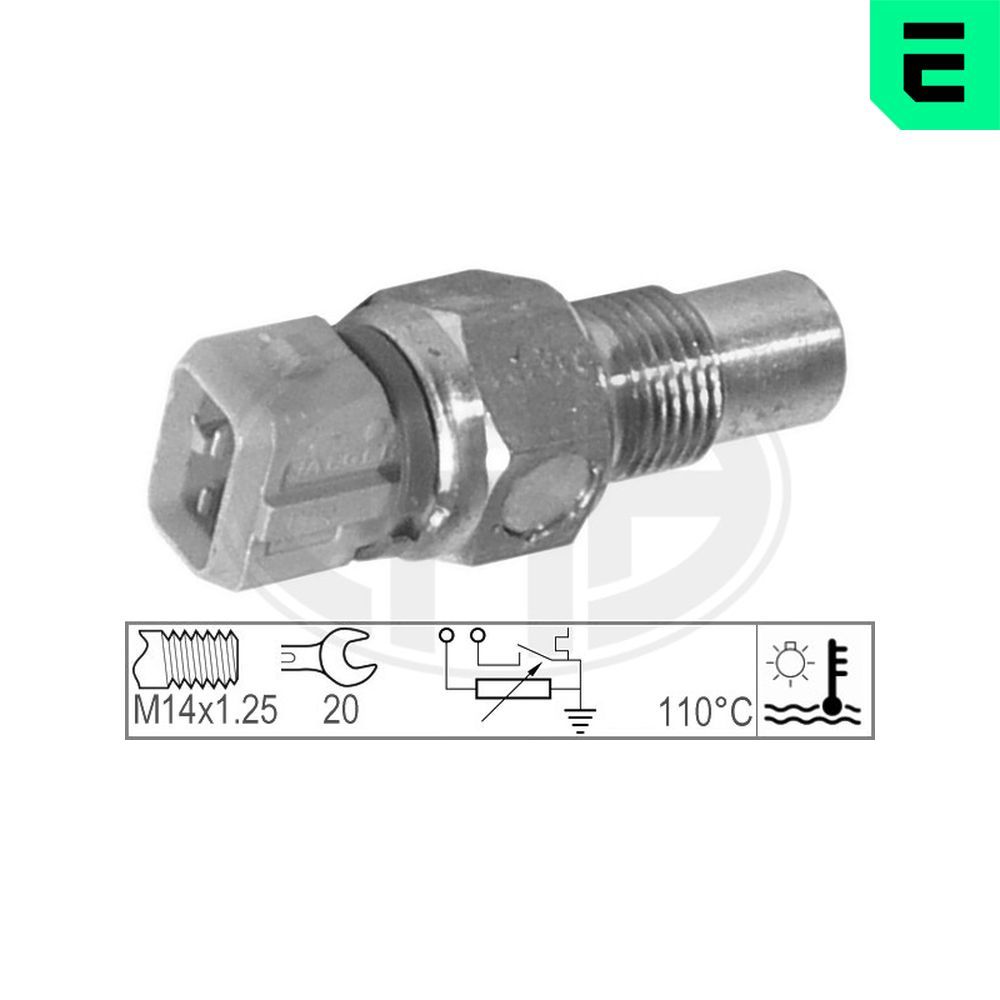 Датчик температури охолоджуючої рідини ERA 330554 - zapix