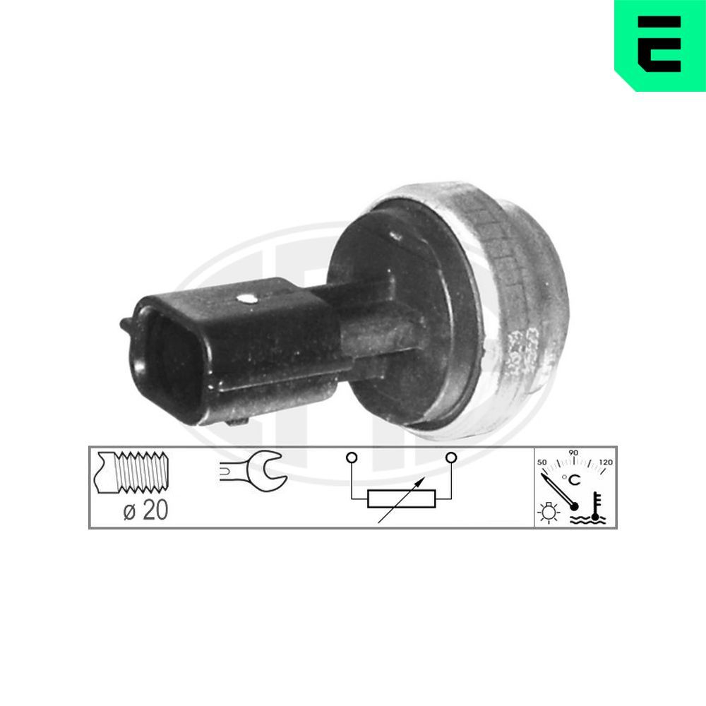 Датчик температури охолоджуючої рідини ERA 330558 - zapix