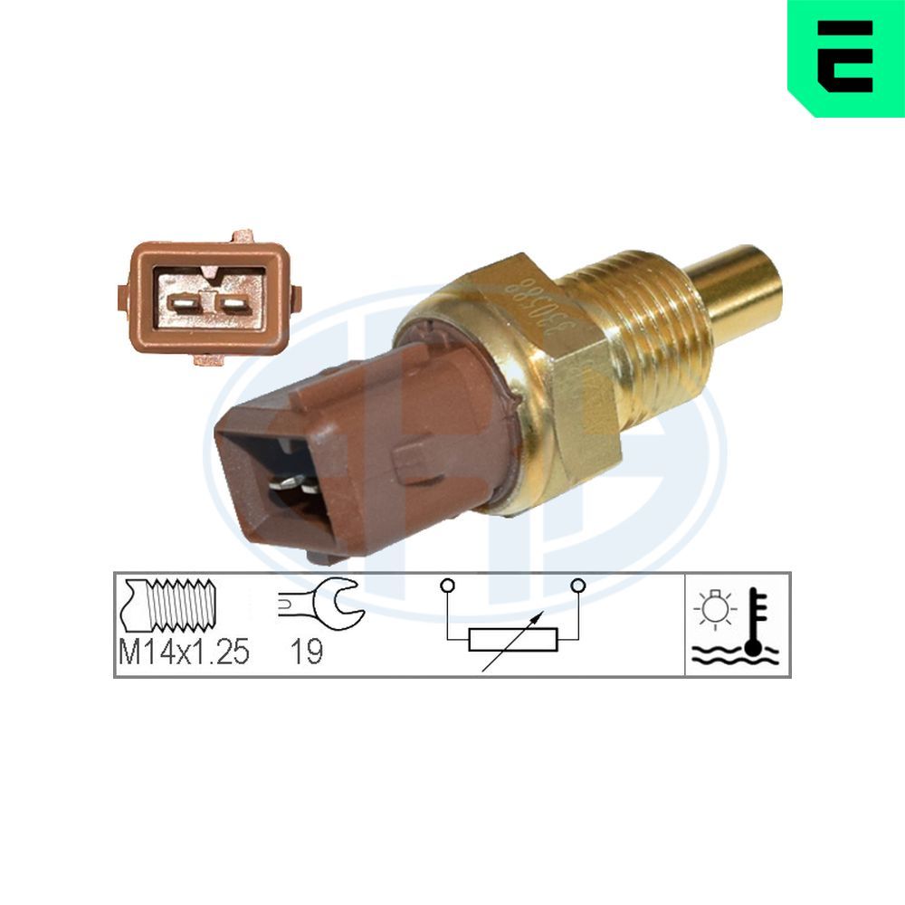 Датчик температури охолоджуючої рідини ERA 330588 - zapix