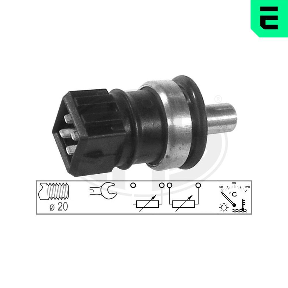 Датчик температури охолоджуючої рідини ERA 330636 - zapix