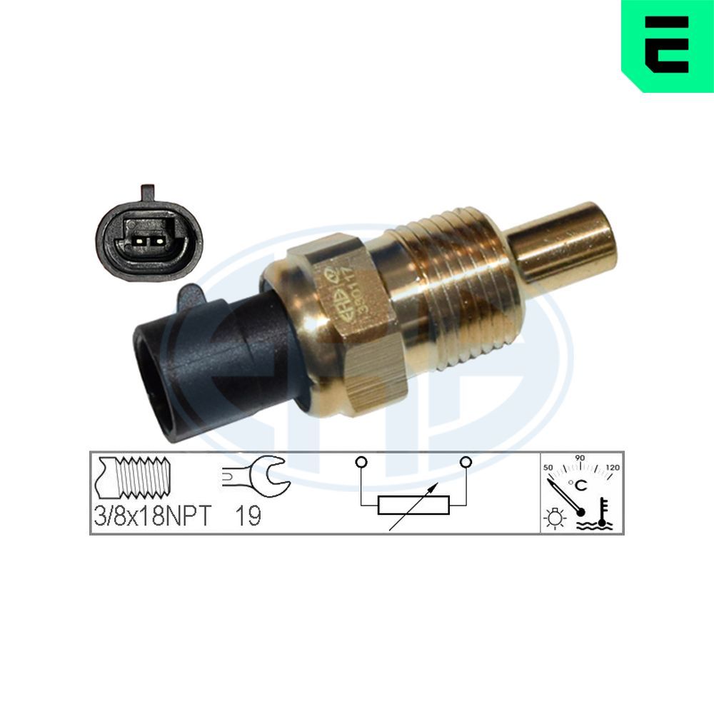 Датчик температури охолоджуючої рідини ERA 330117 - zapix