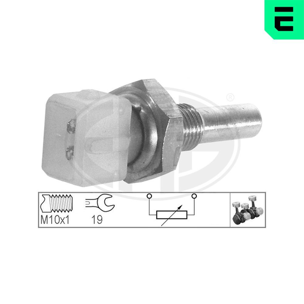 Датчик температури охолоджуючої рідини ERA 330127 - zapix