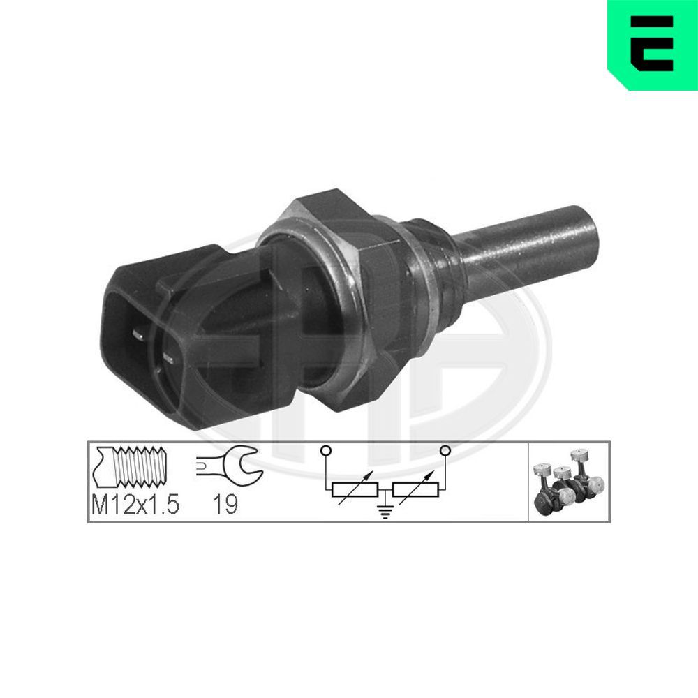 Датчик температури охолоджуючої рідини ERA 330133 - zapix