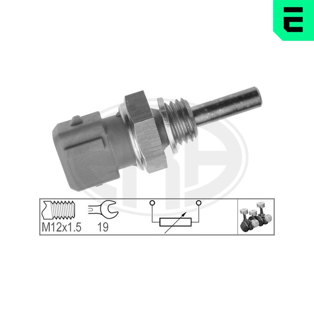 Датчик температури охолоджуючої рідини ERA 330135 - zapix