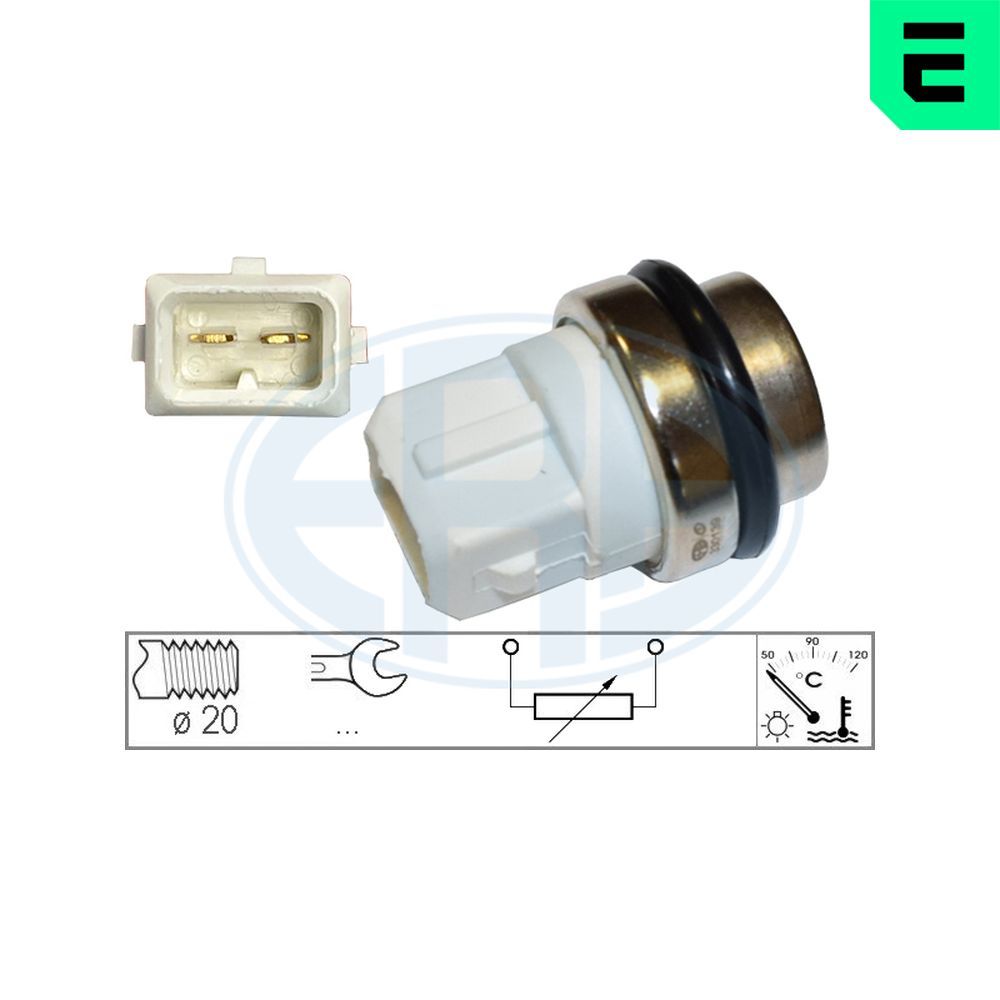 Датчик температури охолоджуючої рідини ERA 330139 - zapix
