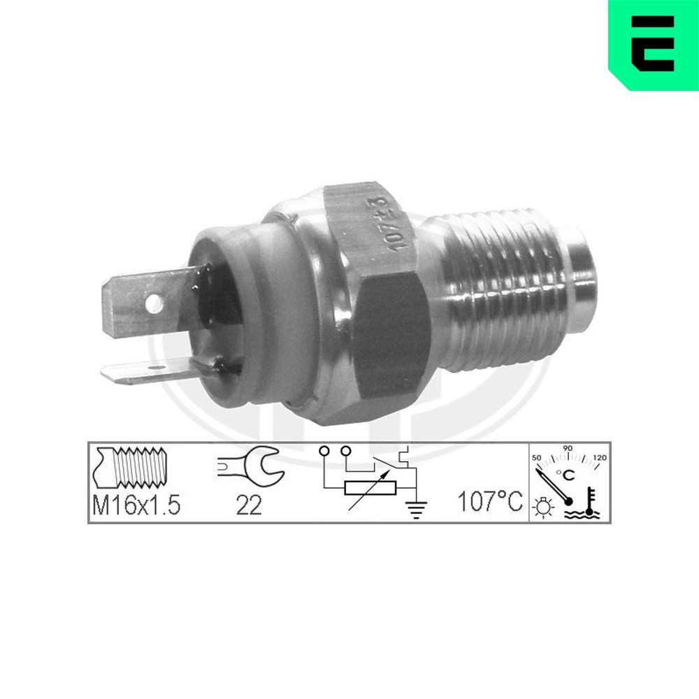 Датчик температури охолоджуючої рідини ERA 330148 - zapix