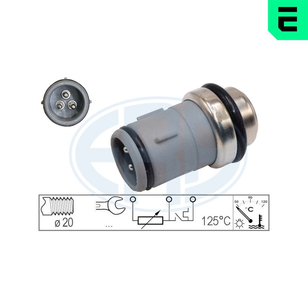 Датчик температури охолоджуючої рідини ERA 330150 - zapix
