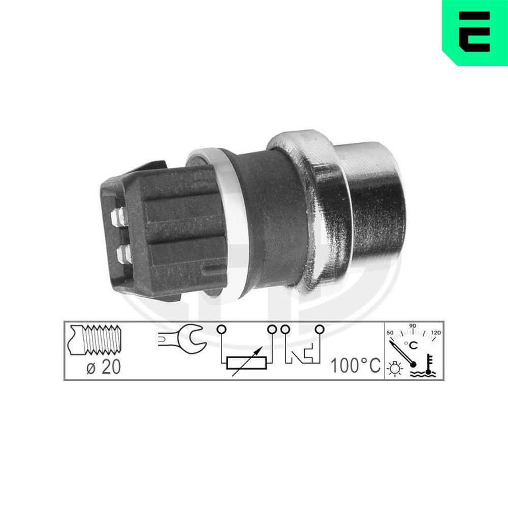 Датчик температури охолоджуючої рідини ERA 330152 - zapix