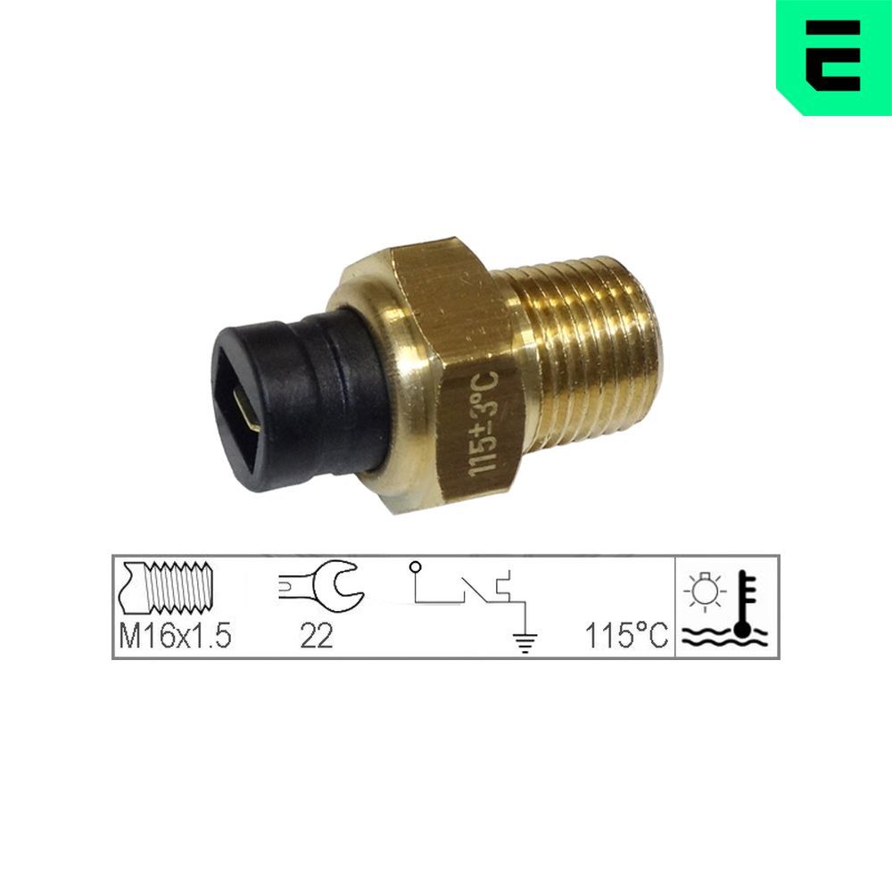 Датчик температури охолоджуючої рідини ERA 330156 - zapix