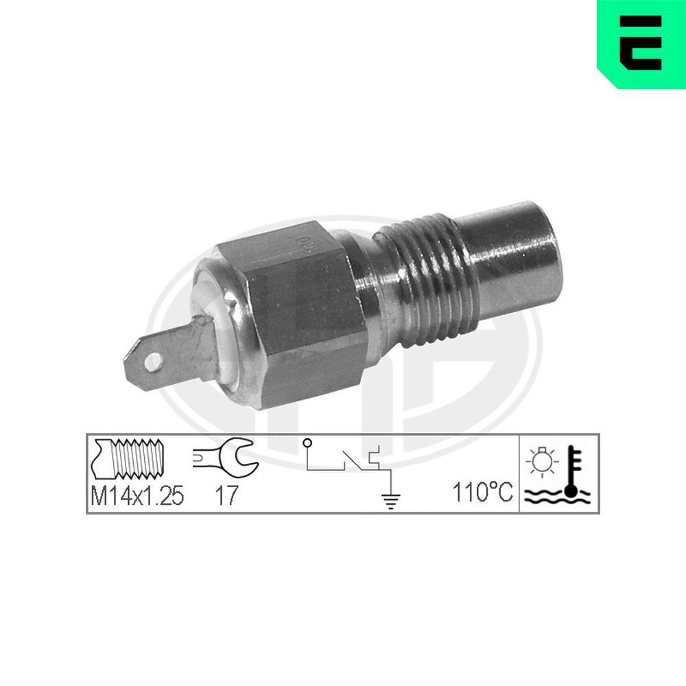 Датчик температури охолоджуючої рідини ERA 330158 - zapix