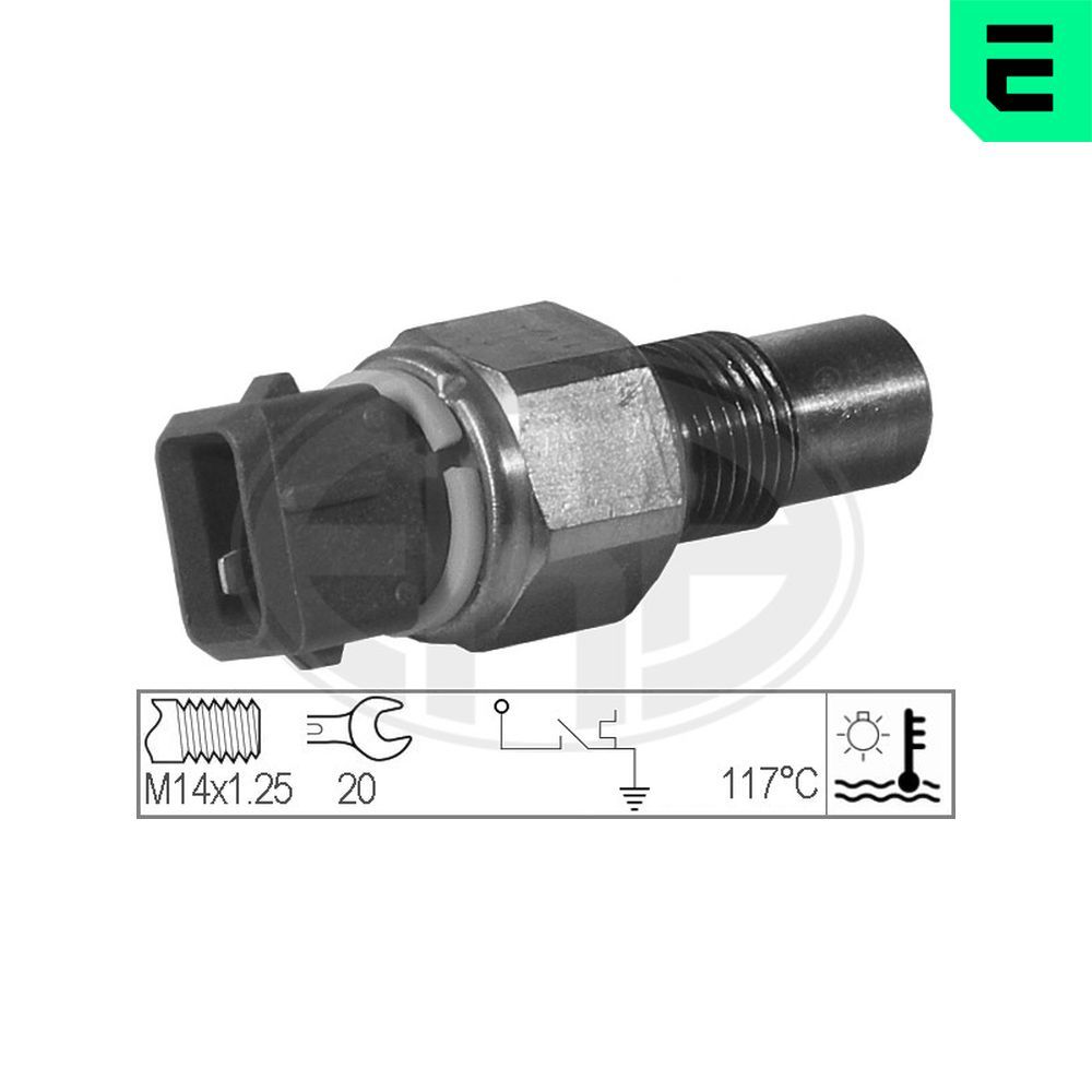 Датчик температури охолоджуючої рідини ERA 330160 - zapix
