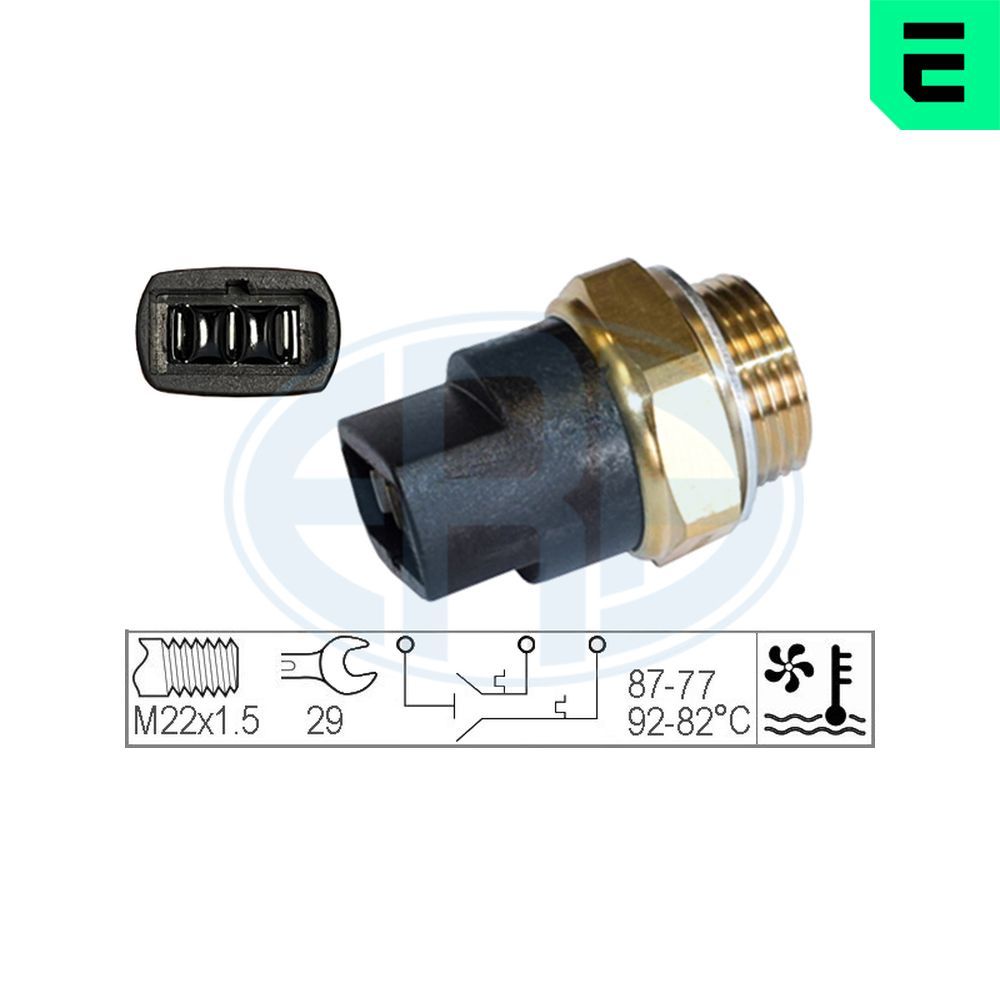 Датчик вмикання вентилятора ERA 330204 - zapix
