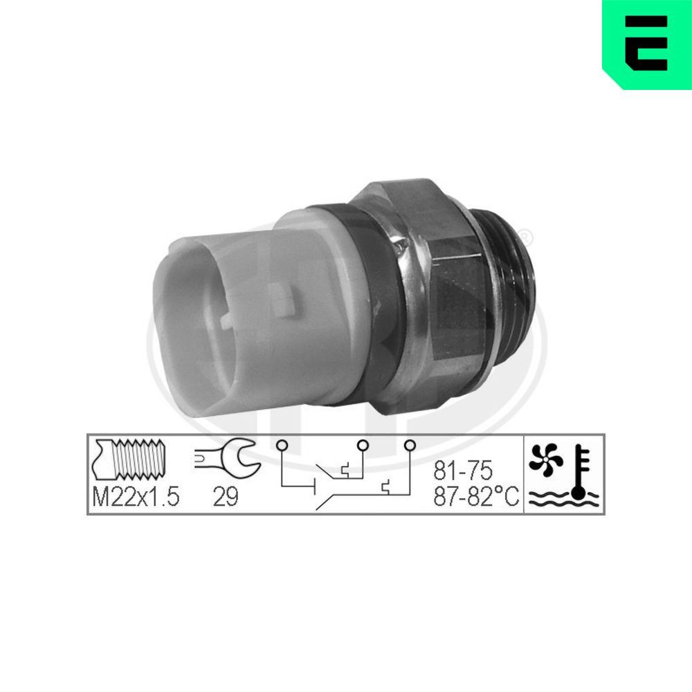 Датчик вмикання вентилятора ERA 330222 - zapix