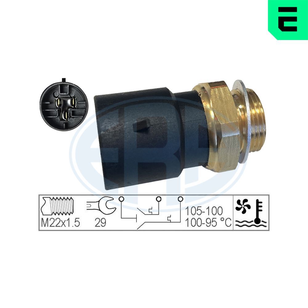 Датчик вмикання вентилятора ERA 330226 - zapix