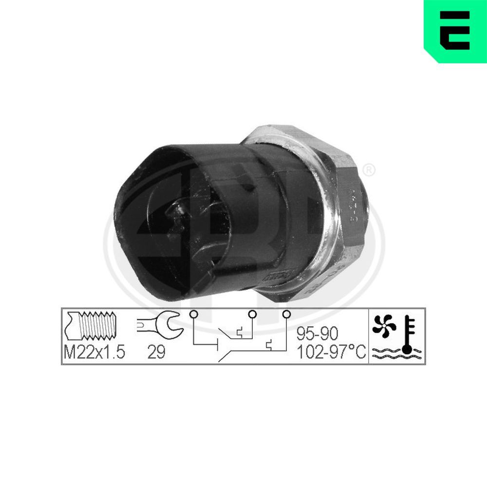 Датчик вмикання вентилятора ERA 330280 - zapix