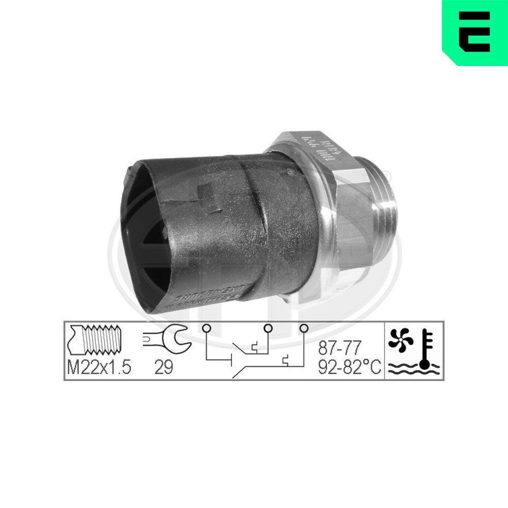 Датчик вмикання вентилятора ERA 330283 - zapix