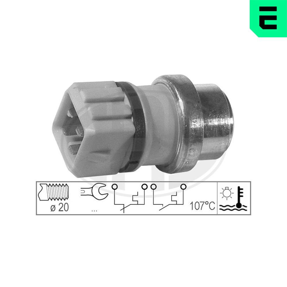 Датчик температури охолоджуючої рідини ERA 330288 - zapix