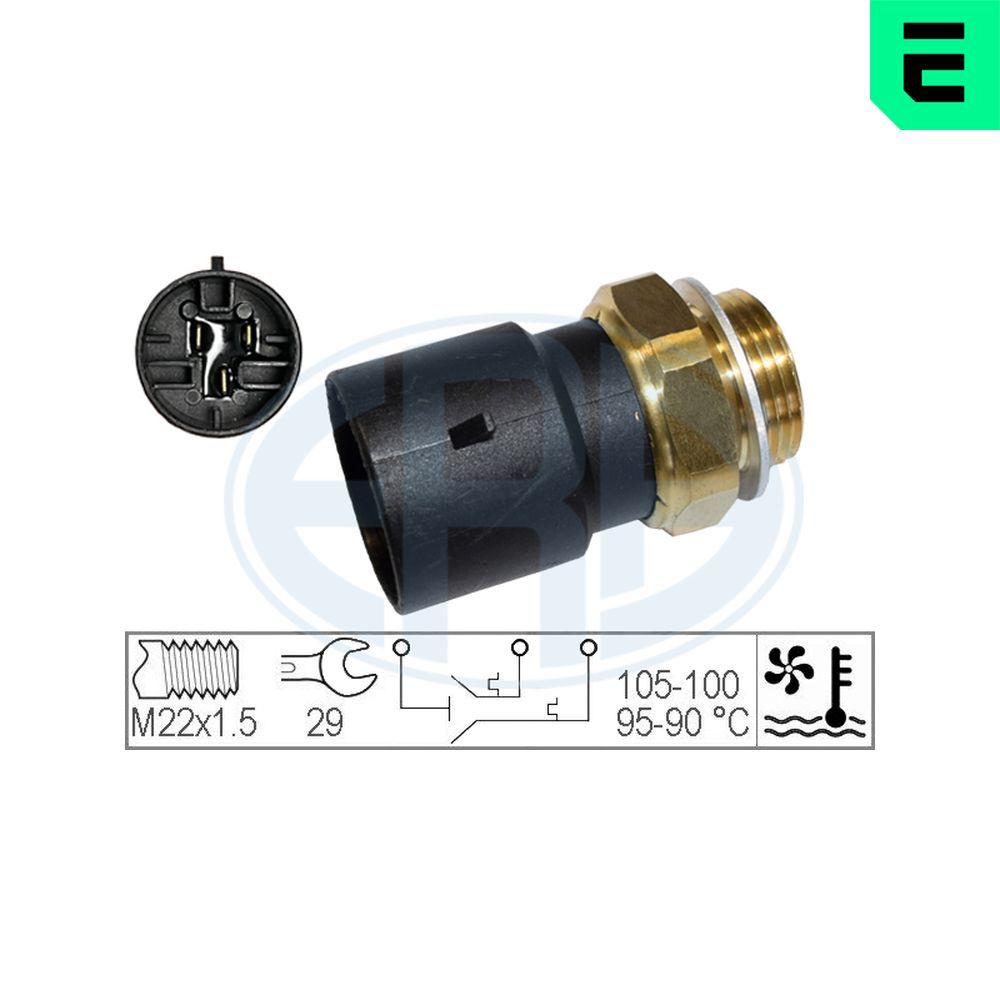 Датчик вмикання вентилятора ERA 330300 - zapix
