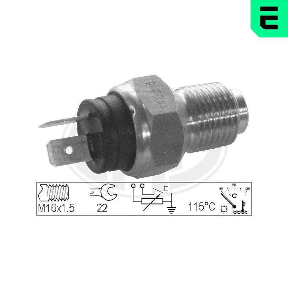 Датчик температури охолоджуючої рідини ERA 330314 - zapix
