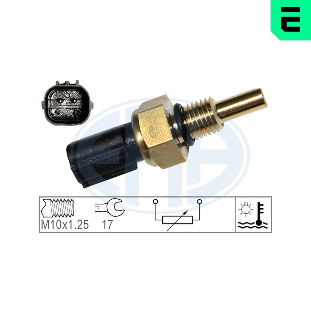 Датчик температури охолоджуючої рідини ERA 330648 - zapix