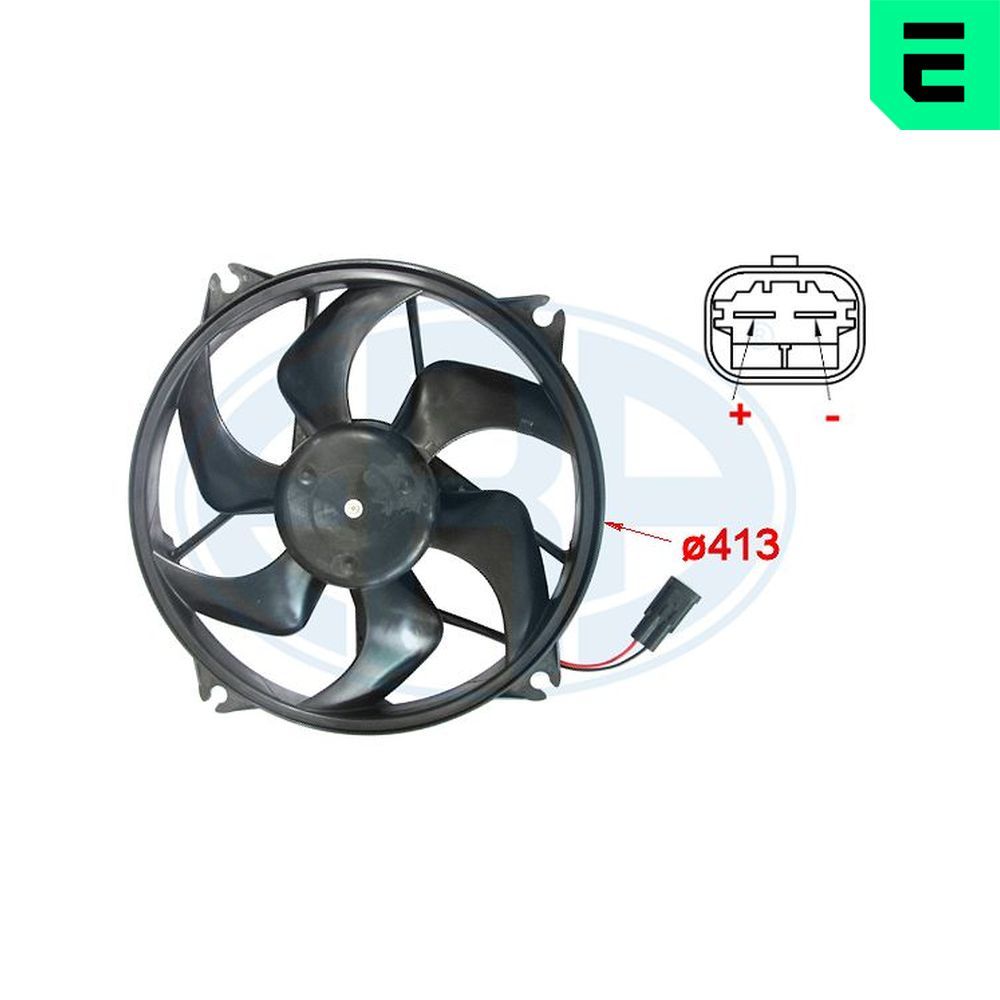 Вентилятор системи охолодження ERA 352006 - zapix