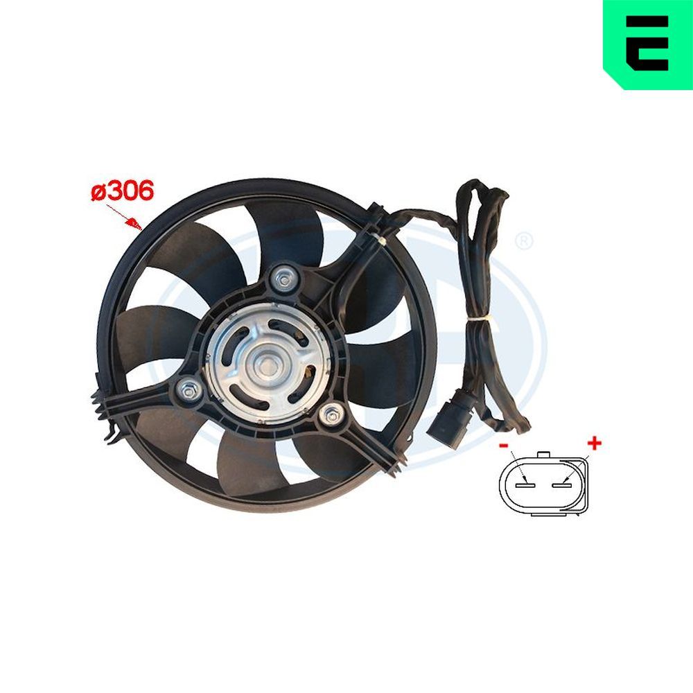 Вентилятор системи охолодження ERA 352027 - zapix