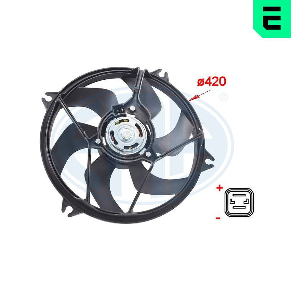 Вентилятор системи охолодження ERA 352042 - zapix