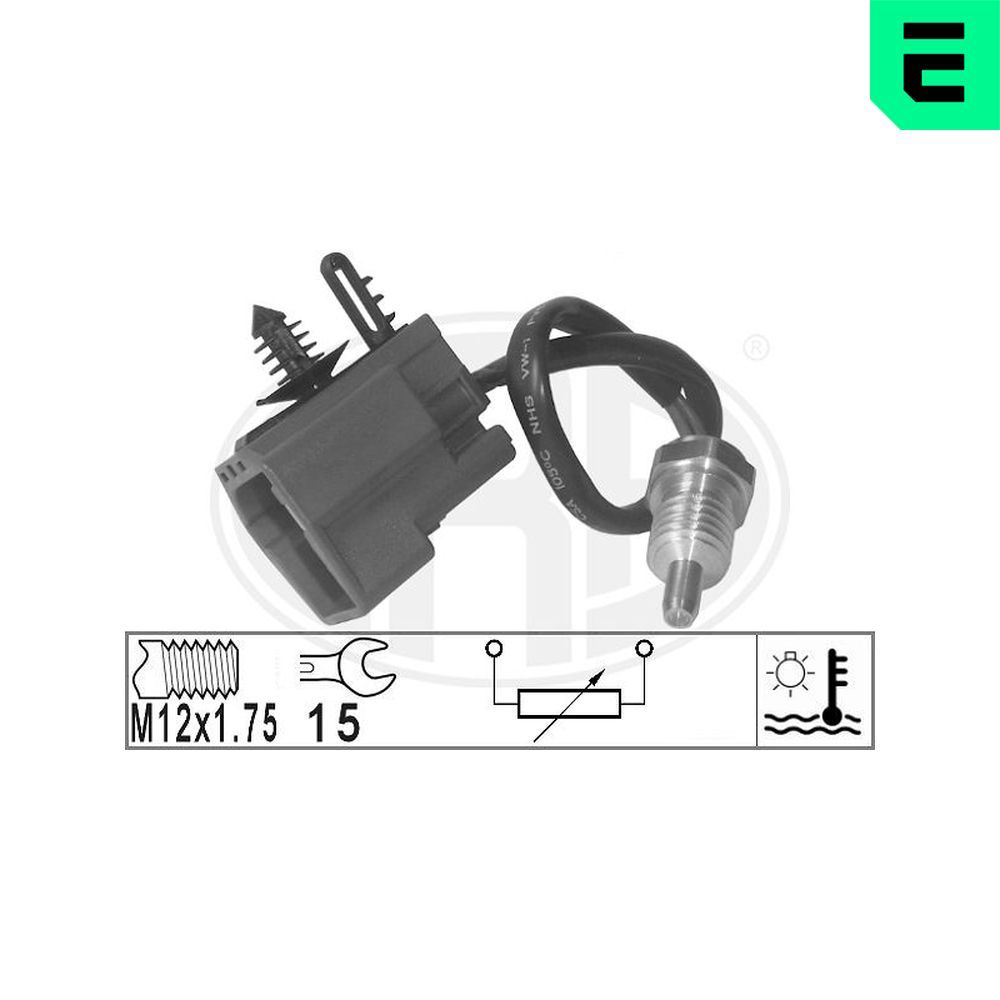 Датчик температури охолоджуючої рідини ERA 330810 - zapix
