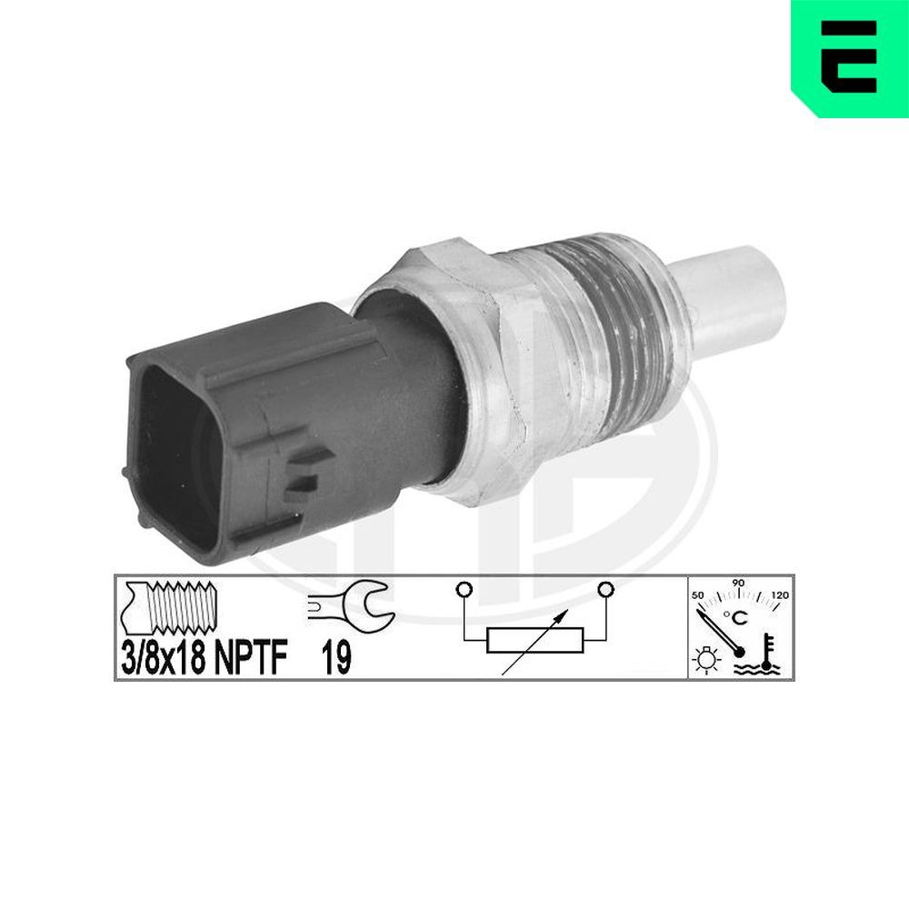 Датчик температури охолоджуючої рідини ERA 330869 - zapix