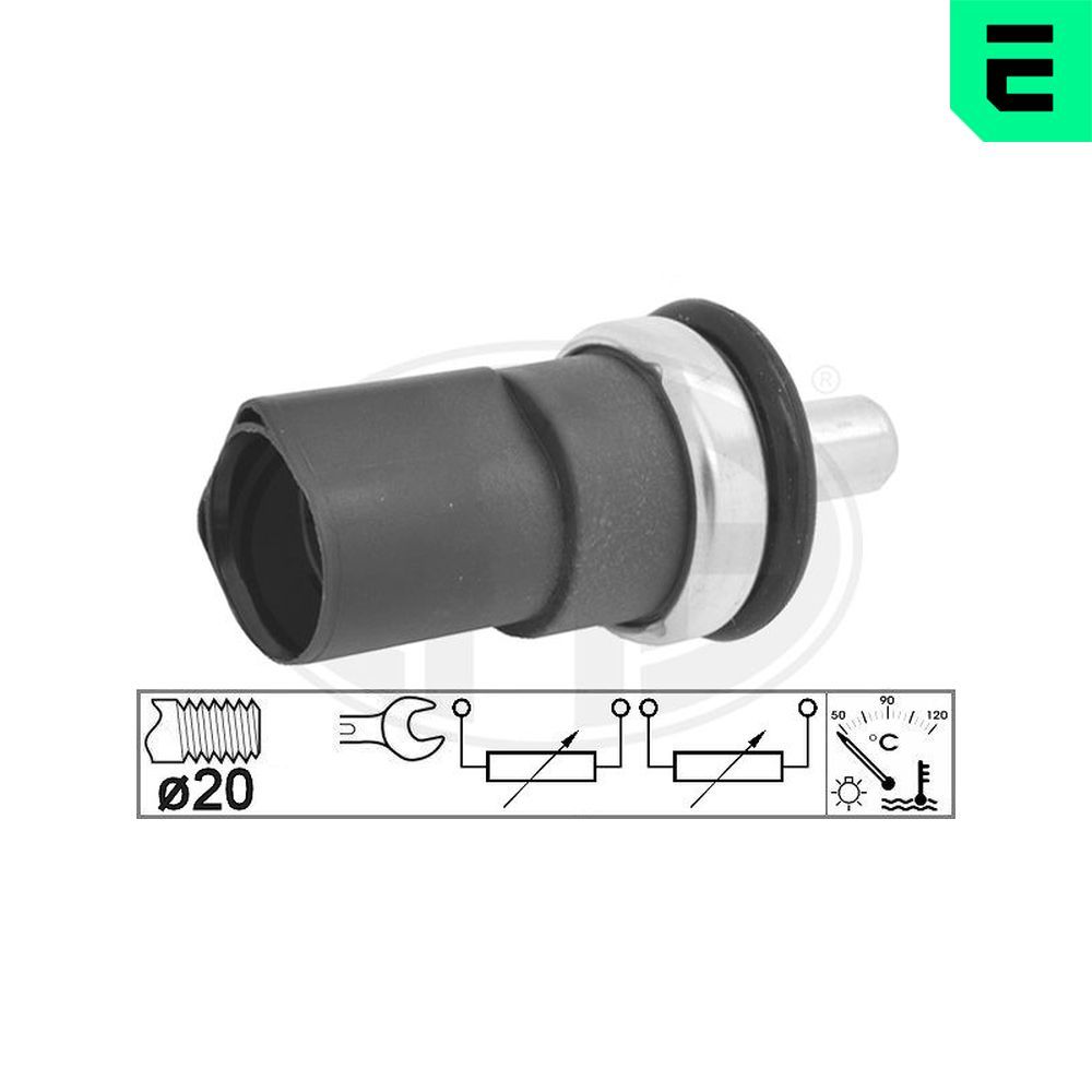 Датчик температури охолоджуючої рідини ERA 330951 - zapix