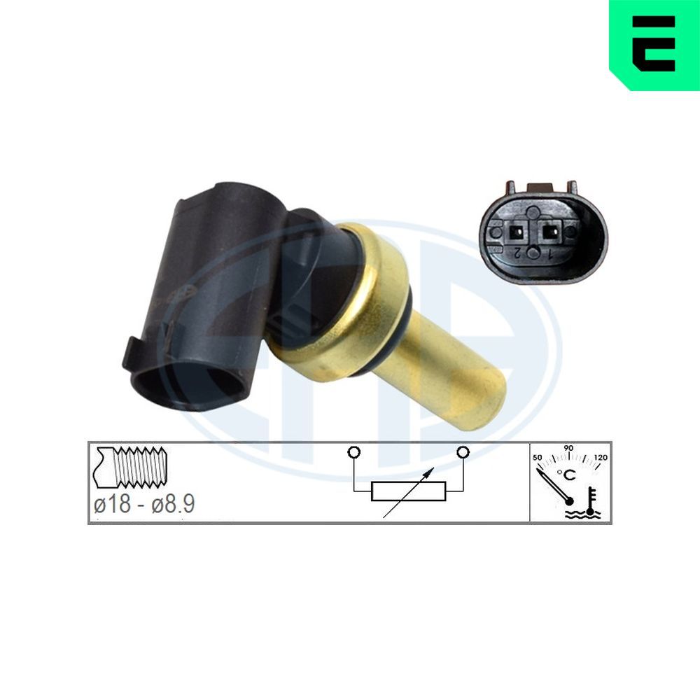 Датчик температури охолоджуючої рідини ERA 331027 - zapix