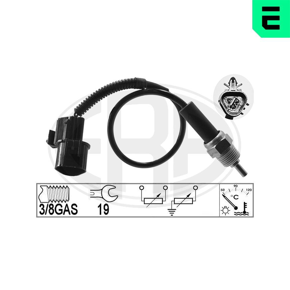 Датчик температури охолоджуючої рідини ERA 331028 - zapix