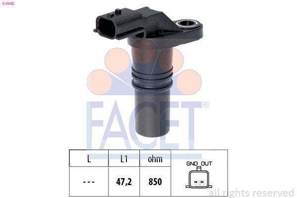 Датчик положення колінчастого валу FACET 90645 - zapix