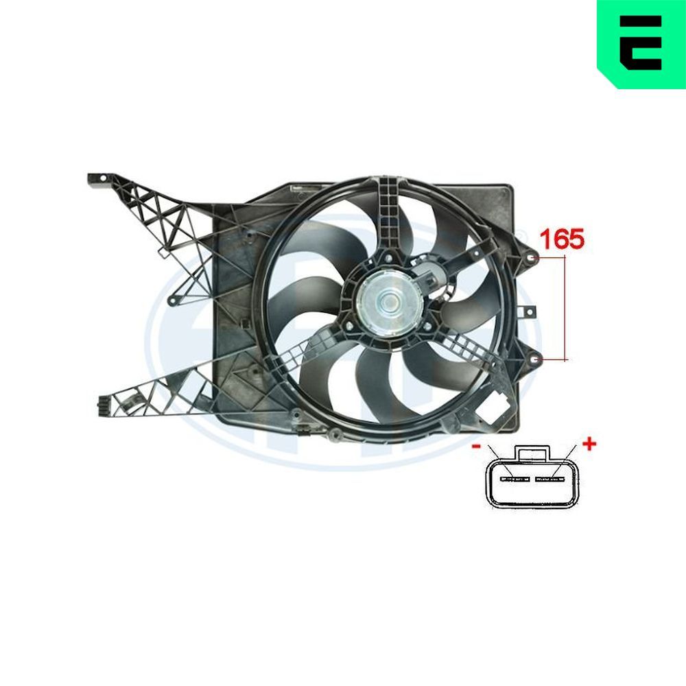Вентилятор системи охолодження ERA 352059 - zapix