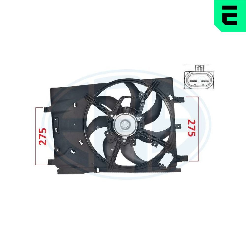Вентилятор системи охолодження ERA 352077 - zapix