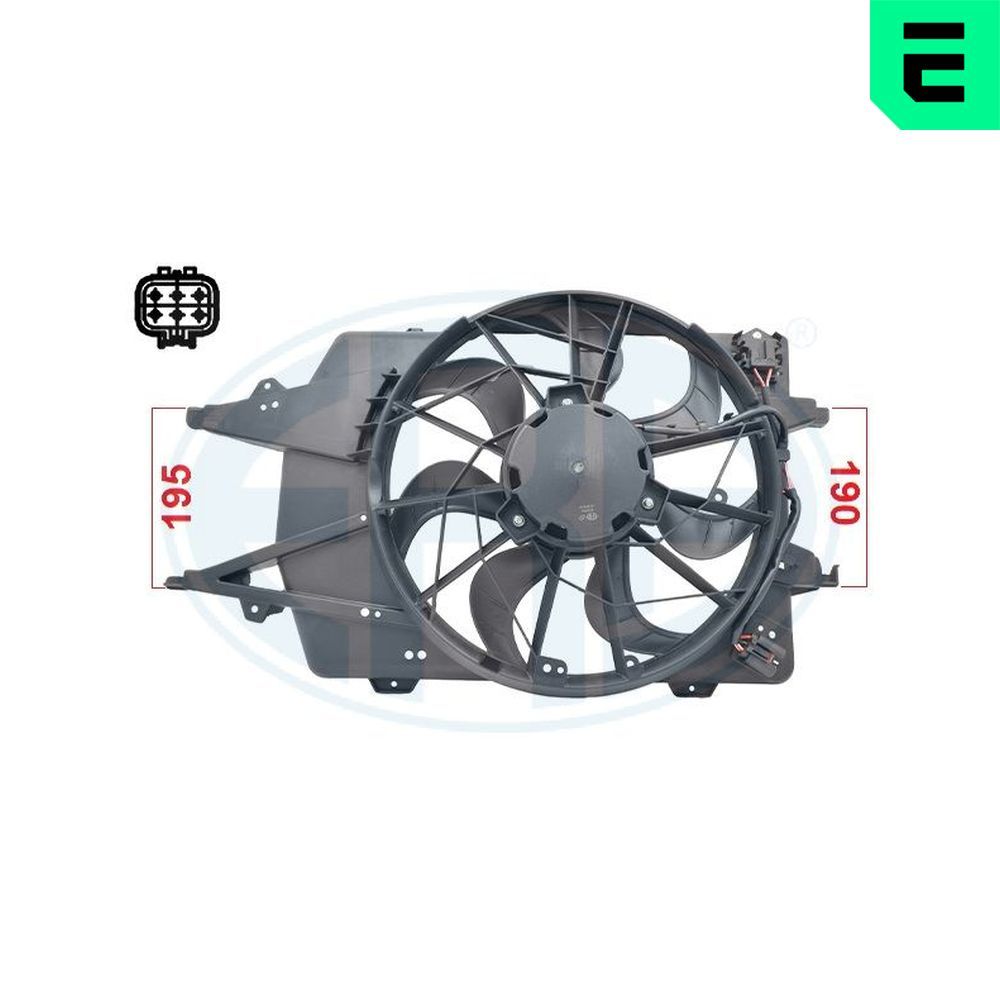 Вентилятор системи охолодження ERA 352082 - zapix