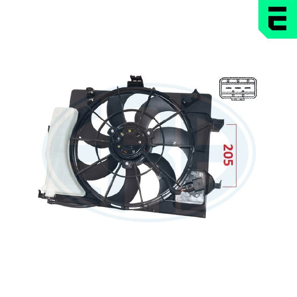 Вентилятор системи охолодження ERA 352101 - zapix