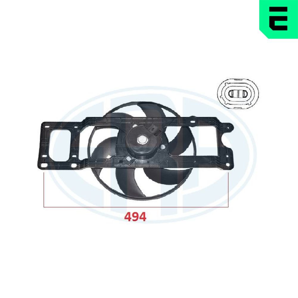 Вентилятор системи охолодження ERA 352102