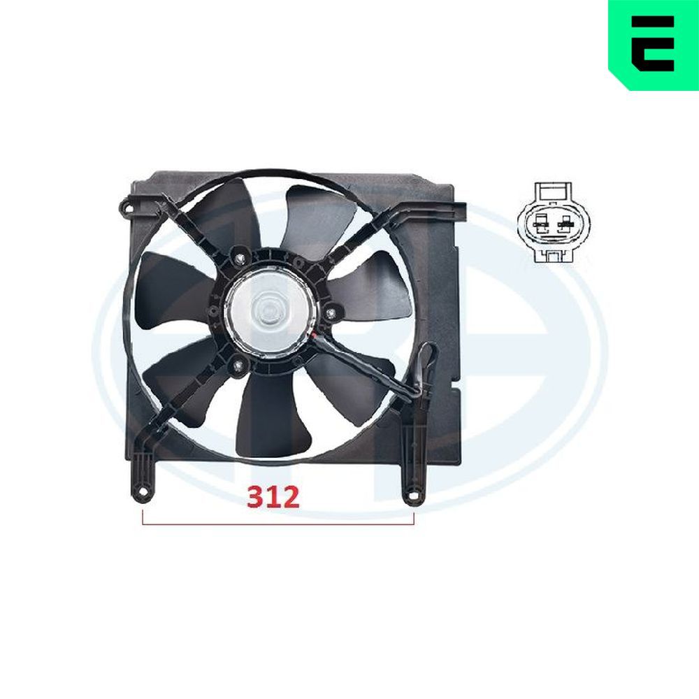 Вентилятор системи охолодження ERA 352106 - zapix