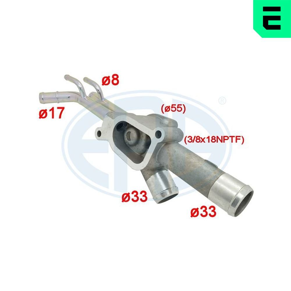 Фланець системи охолодження ERA 354087 - zapix
