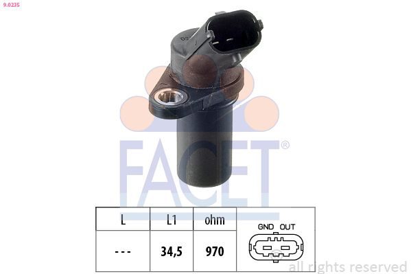 Датчик положення колінчастого валу FACET 90235 - zapix