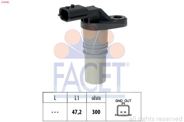 Датчик положення колінчастого валу FACET 90646 - zapix