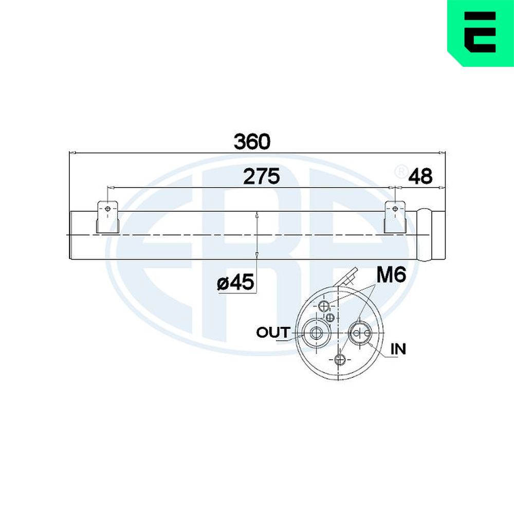Осушувач кондиціонера ERA 668030 - zapix